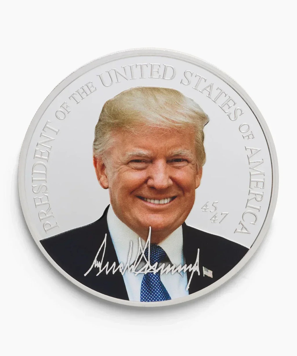 Trump Big Beautiful Silver Color Coin