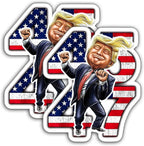 Trump 45/47 Patriotic Vinyl Sticker