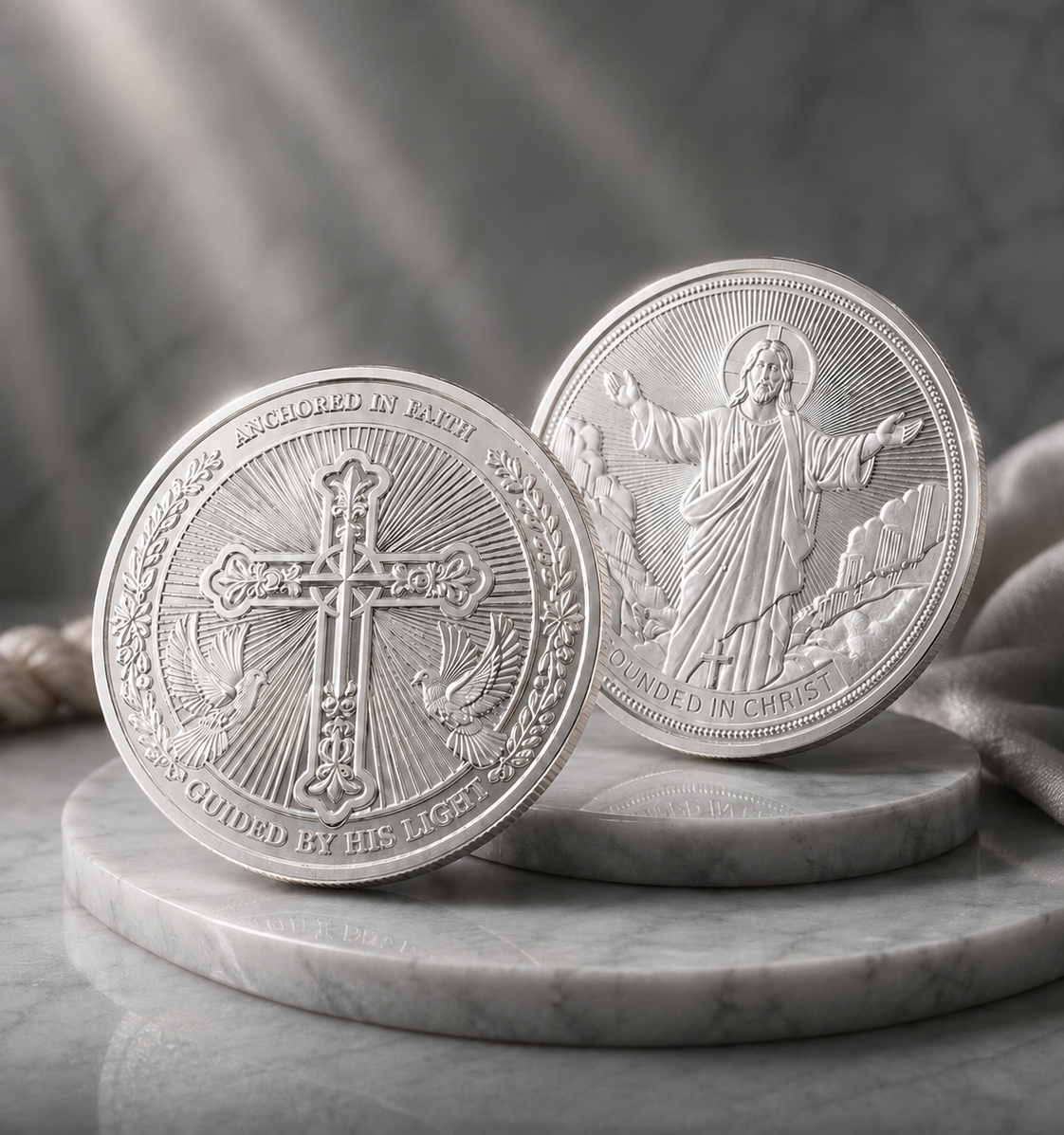 Faith in Jesus Silver Coin