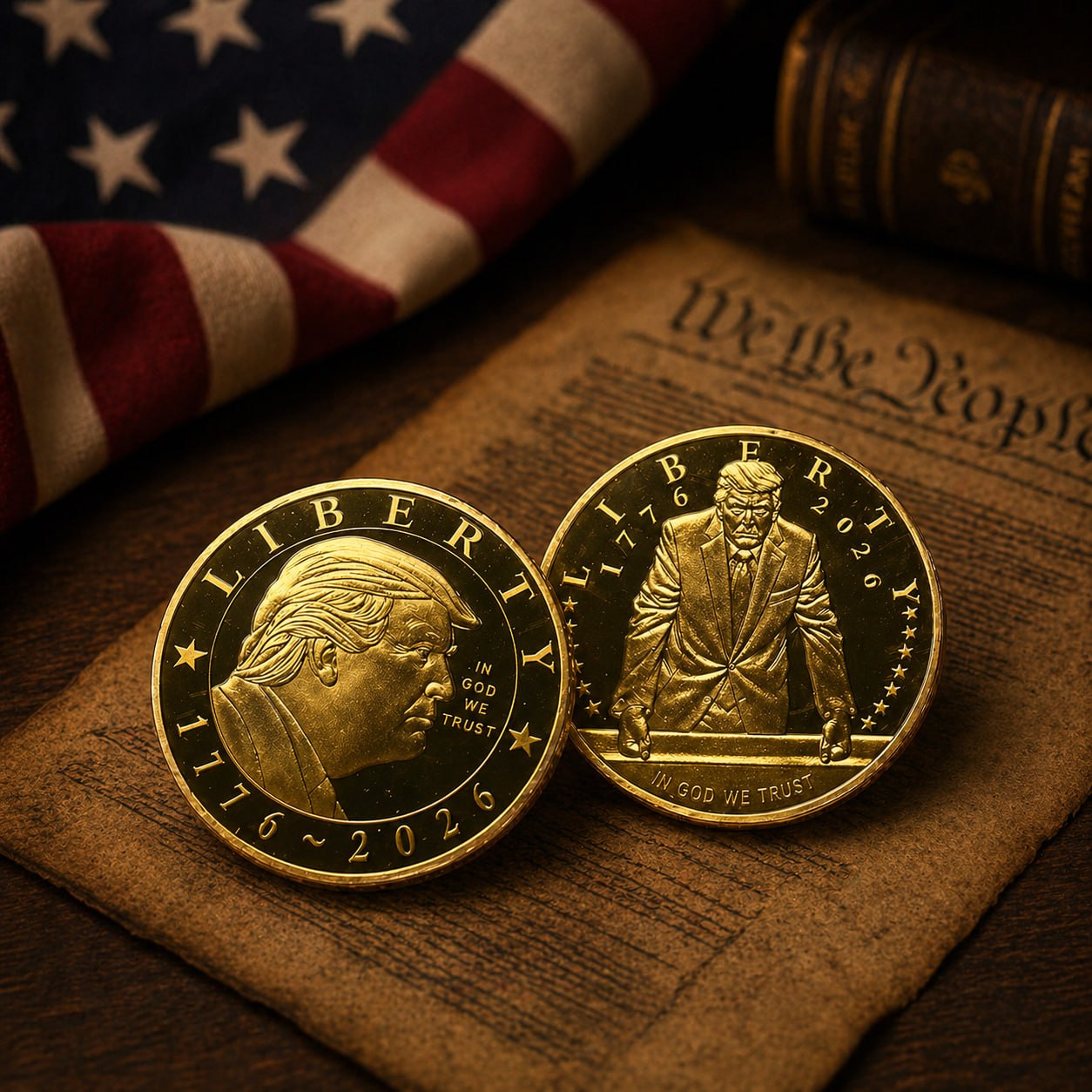 Trump U.S. 250th Anniversary Coin